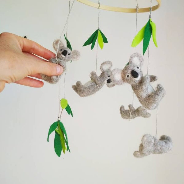 Koala Baby Mobile Etsy