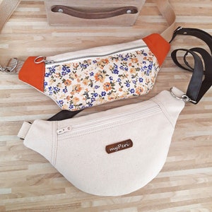 Taille Reise Crossbody Geldbörse, Fanny Pack Schnittmuster PDF, Kleine Hüfttasche, Bananen-Bauchtasche