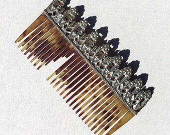 Vintage Paul Marechal French Rat Tail Comb, Light  display picture 1