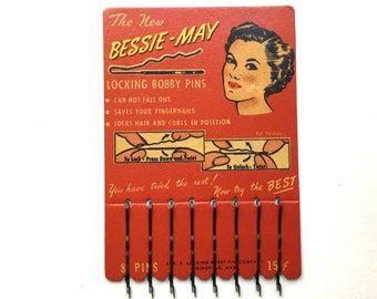 40&#39;s Bessie-May Locking Bobby Pins