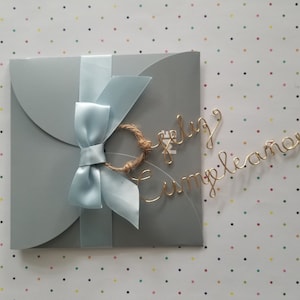 Personalisierte Geschenkanhänger: "Happy Birthday" "Ich liebe dich" "frohe Weihnachten" "Happy Anniversary" "made of honor" (Packung mit 1, 3, 5, 10)