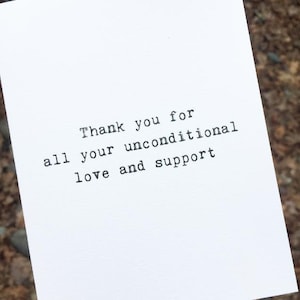 Merci pour votre carte de soutien/Carte de remerciement pour les parents/Carte de remerciement/Carte de remerciement pour mentor/Carte de remerciement pour professeur