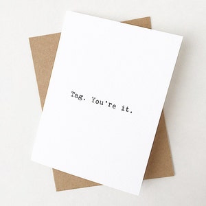 Cute fiance card/Humor wedding day card/Dear future wife/Dear future husband/Playful love card/I can't wait to marry you card