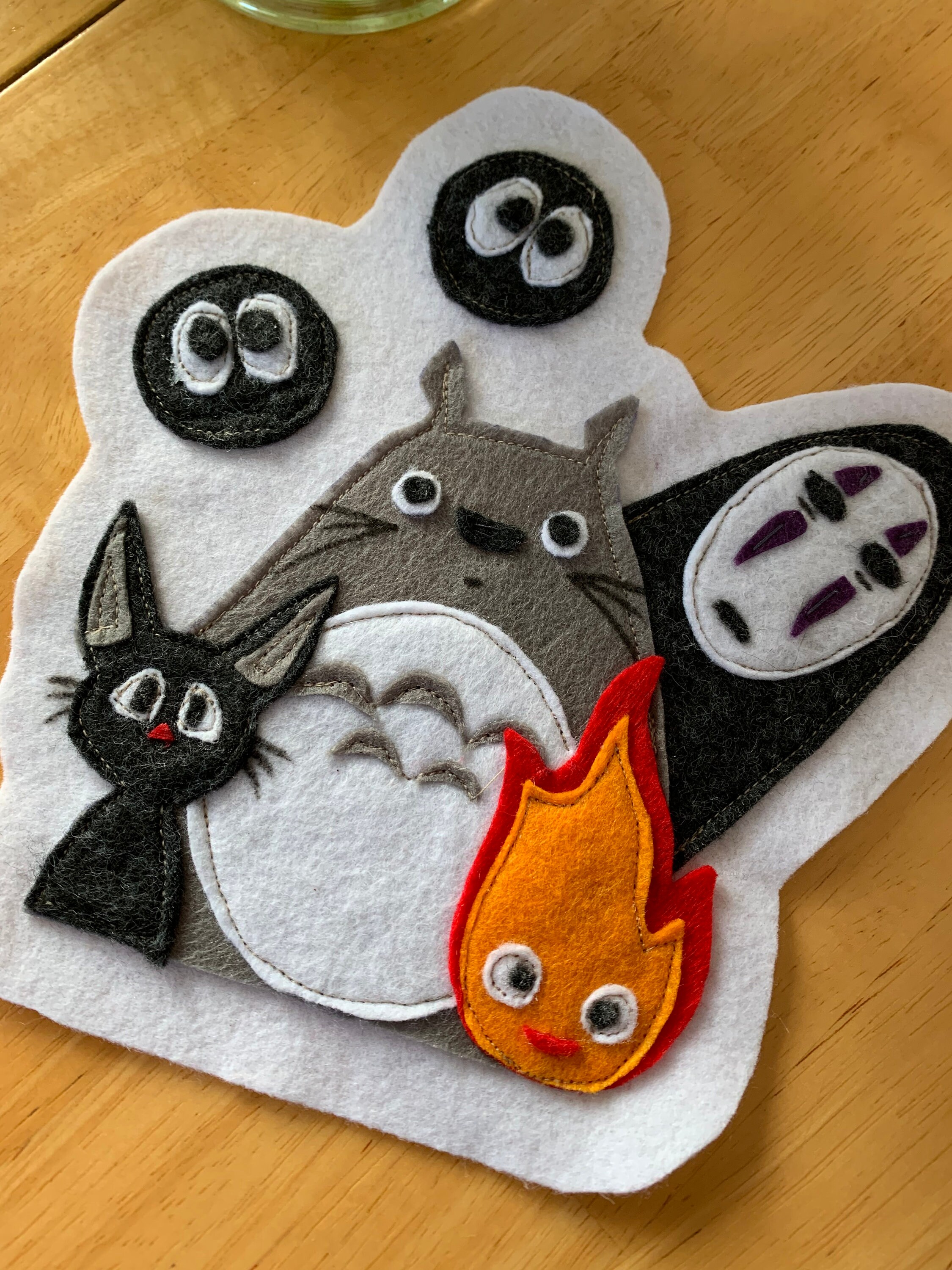 Custom Made Studio Ghibli Felt Patch - Etsy
