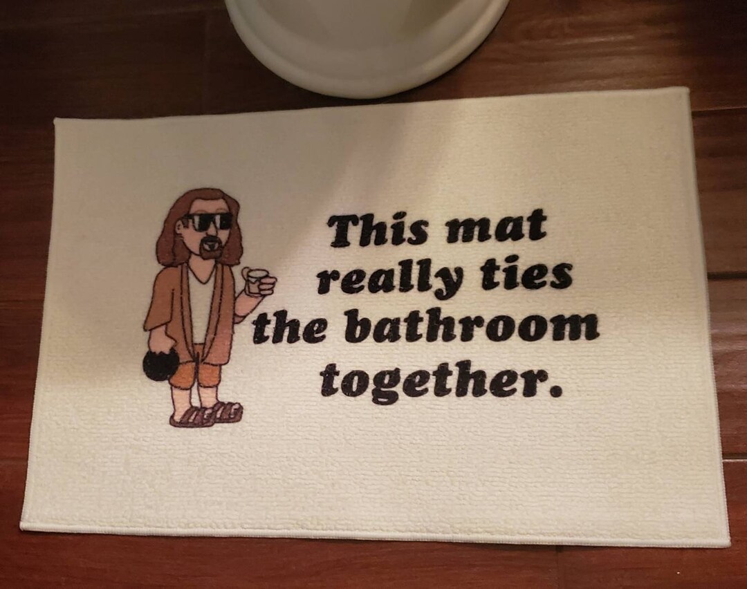 Big Lebowski Bath Mat Etsy
