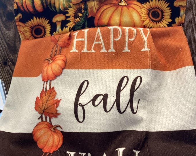 It's Fall Y'all hanging towels for the season