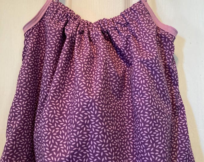PURPLE and LAVENDER REVERSIBLE Pillowcase Dress for Girls