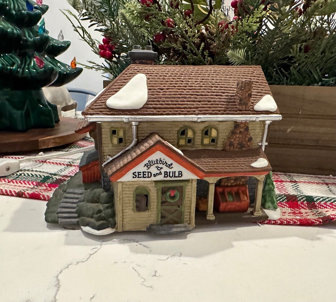 Department 56 bluebird Seed and Bulb Etsy