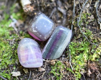 Fluorite, B Grade - 1pc - Natural, gemstone, tumblestone, bulk, wholesale, healing crystals