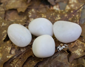 Agate, White - 1pc or 100g - Natural, gemstone, tumblestone, wholesale, bulk, crystal