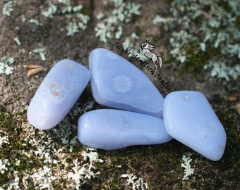Agate, Blue Storm - 1pc or 100g - Natural, gemstone, tumblestone, bulk, wholesale, healing crystals