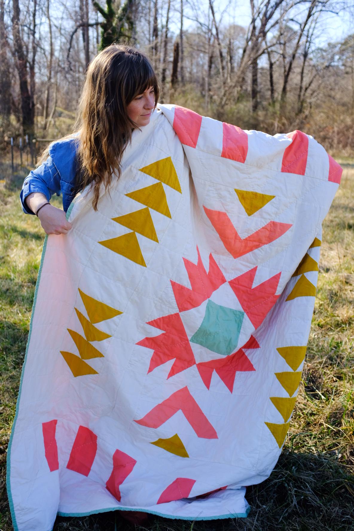 Prairie Fire Quilt Pattern: Beginner Geometric Design (PDF Digital ...