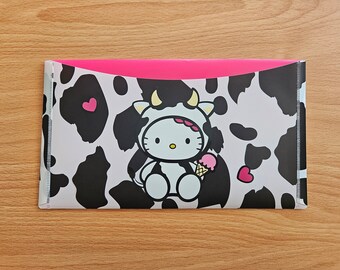 HelloKitty-Hello kitty- Hello Kitty Stationary-Envelope- Receipt Envelope- Organizer- Hello Kitty Cow-Kawaii Sanrio- Sanrio- Gifts for Girls