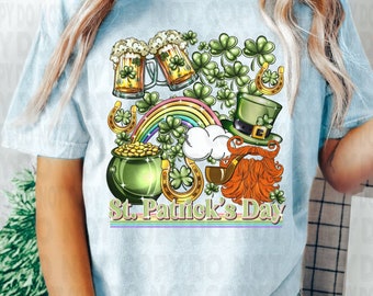 St. Patrick's Day Comfort Colors Shirt, Shamrock Shirt, Leprechaun Tshirt, Pot of Gold Shirt, St. Patrick's Day Shirt