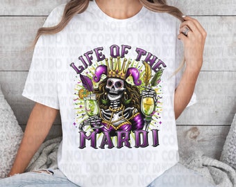 Life Of The Mardi Comfort Colors Tshirt, Mardi Gras Tshirt, Fat Tuesday Shirt, MardiGras Shirt