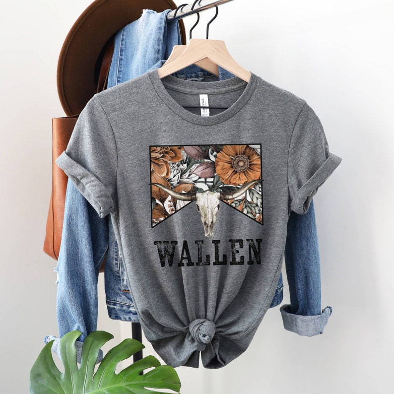 Cowboy Wallen Tee, Wallen Shirt, Country Concert Shirt, Wallen Tshirt, Wallen Concert Tee, Country Graphic Tee, Wallen T-Shirt, Cowboy Shirt Deep Heather