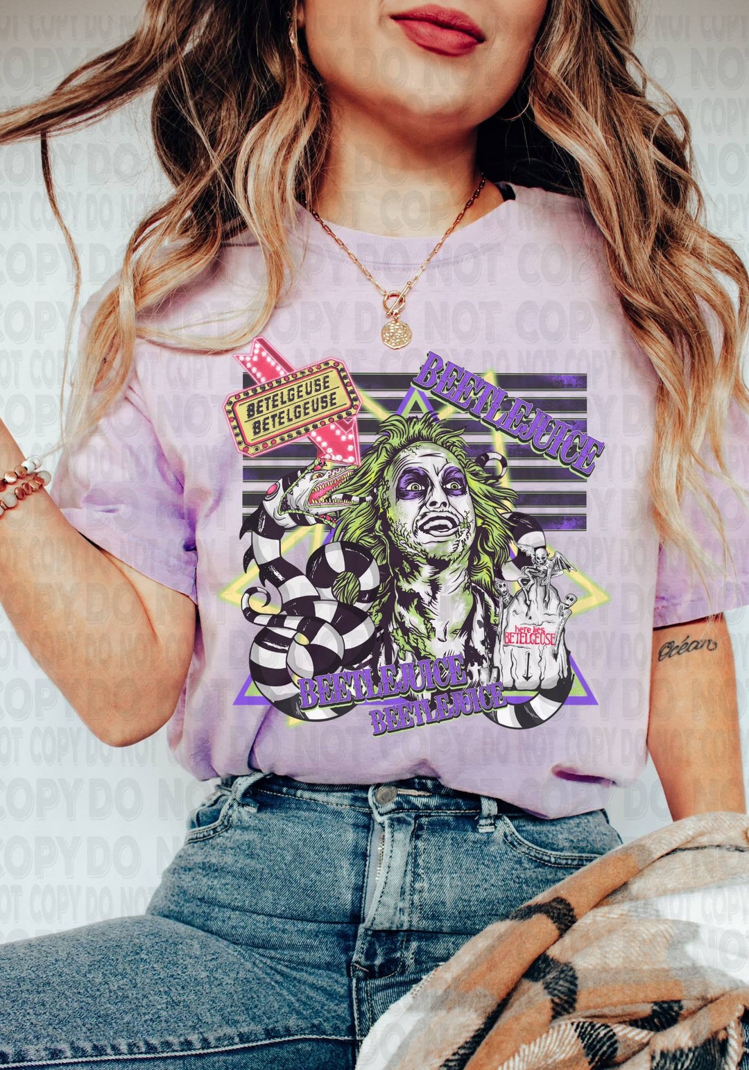 Camiseta BeetleJuice Comfort Colors, camiseta gráfica de Halloween