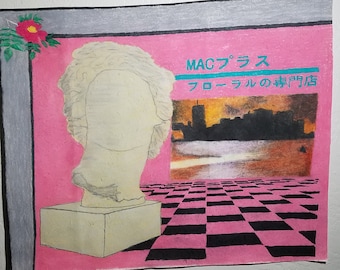 MACINTOSH PLUS Floral Shoppe Poster