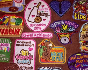 Scout Badge Sewing Service