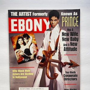 Ebony Magazine - January 1997 - Prince (cover)