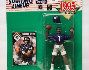 Vintage Starting Line Up Action  Figure  - Warren Moon  1995
