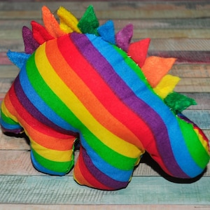 Nerdisaurus Small Rainbow Dinosaur