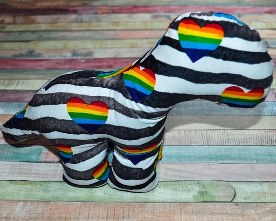 Nerdisaurus Small Rainbow Brontosaurus Dinosaur Nerdisaurus Small Rainbow Brontosaurus Dinosaur