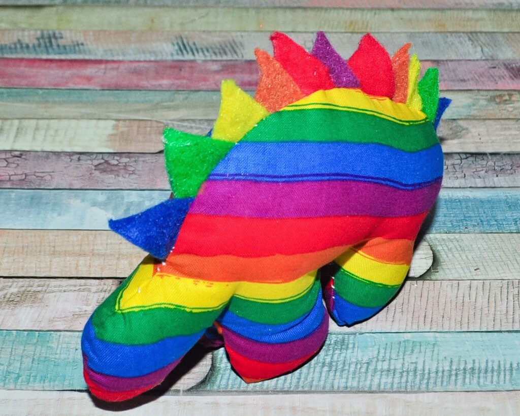 Nerdisaurus Small Rainbow Brontosaurus Dinosaur Nerdisaurus Small Rainbow Brontosaurus Dinosaur