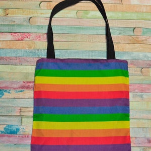 Nerditotes Rainbow Tote Bag