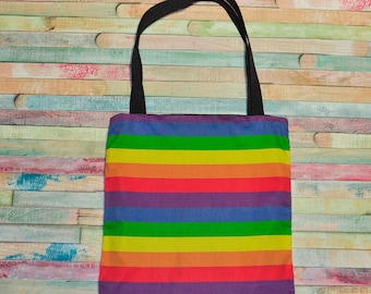 Nerditotes Rainbow Tote Bag