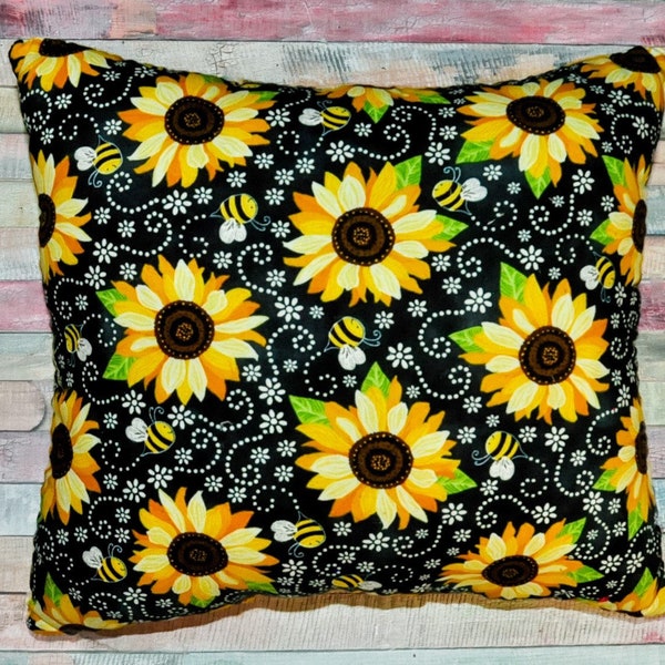 Nerdipillows Sunflower Pocket Pillow