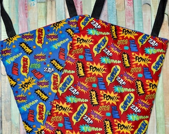 Nerditotes Comic Book Words Tote Bag