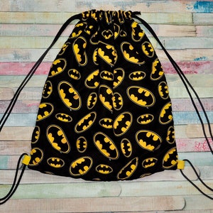 Nerditotes Fledermaus Symbol Kordelzug Rucksack