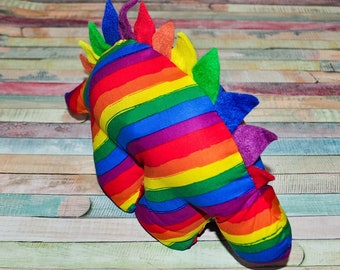 Nerdisaurus Rainbow Stegosaurus Dinosaur
