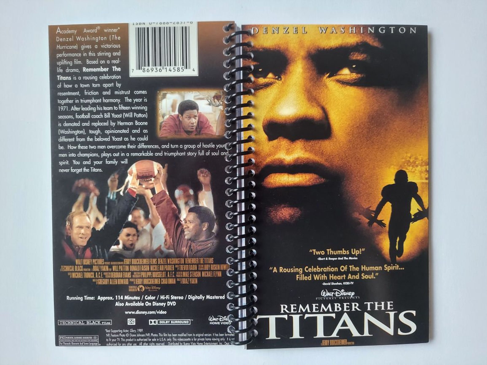 Remember the Titans Spiral Notebook Hand Made From Original Etsy