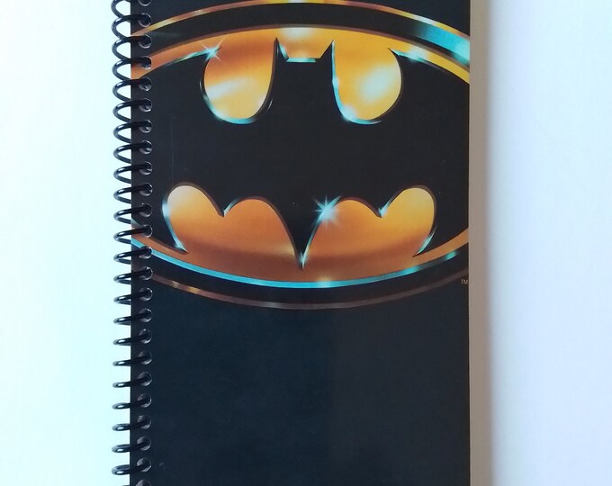 Batman Spiral Notebook Hand Made From Original VHS Tape Movie Cover - Etsy