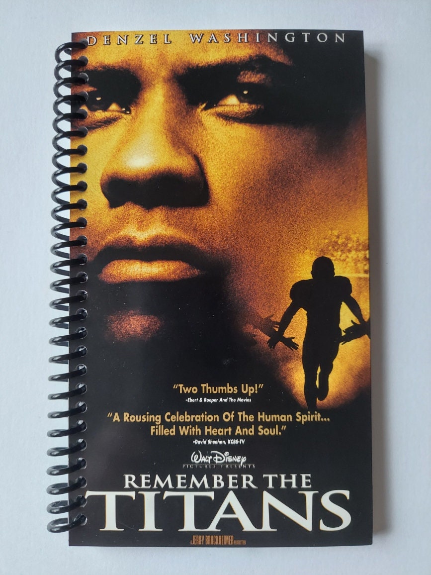 Remember the Titans Spiral Notebook Hand Made From Original Etsy