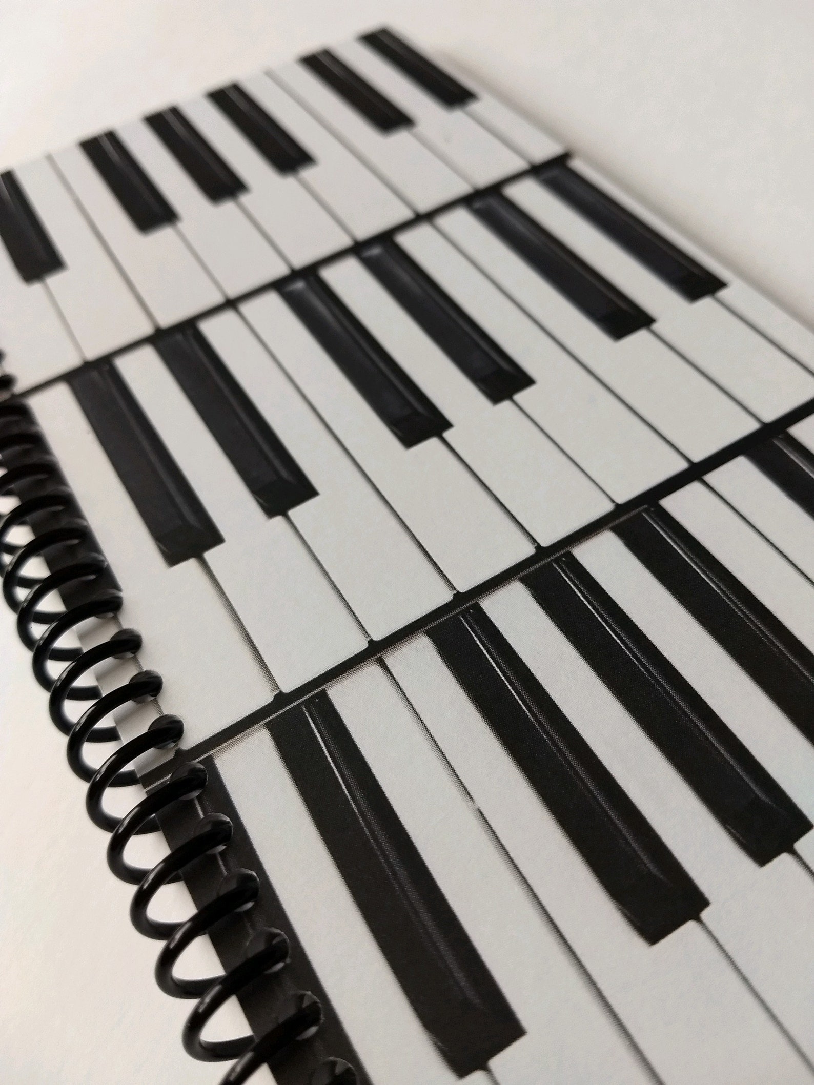 Piano Music Spiral Notebook Hand Made from Specialty Paper Etsy
