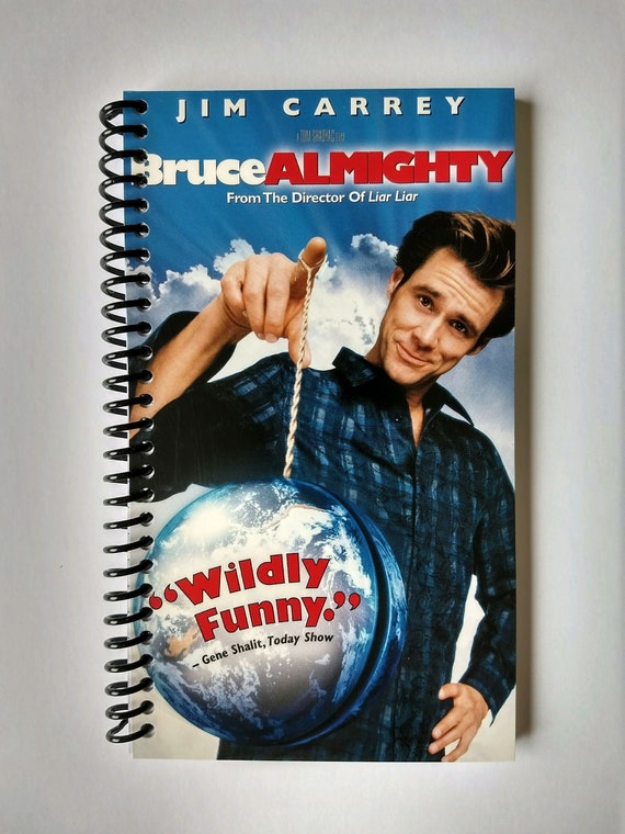 Bruce Almighty Spiral Notebook Hand Made From Original VHS - Etsy