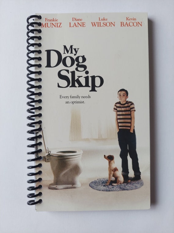 My Dog Skip Spiral Notebook Hand Made From Original Vhs Tape Etsy