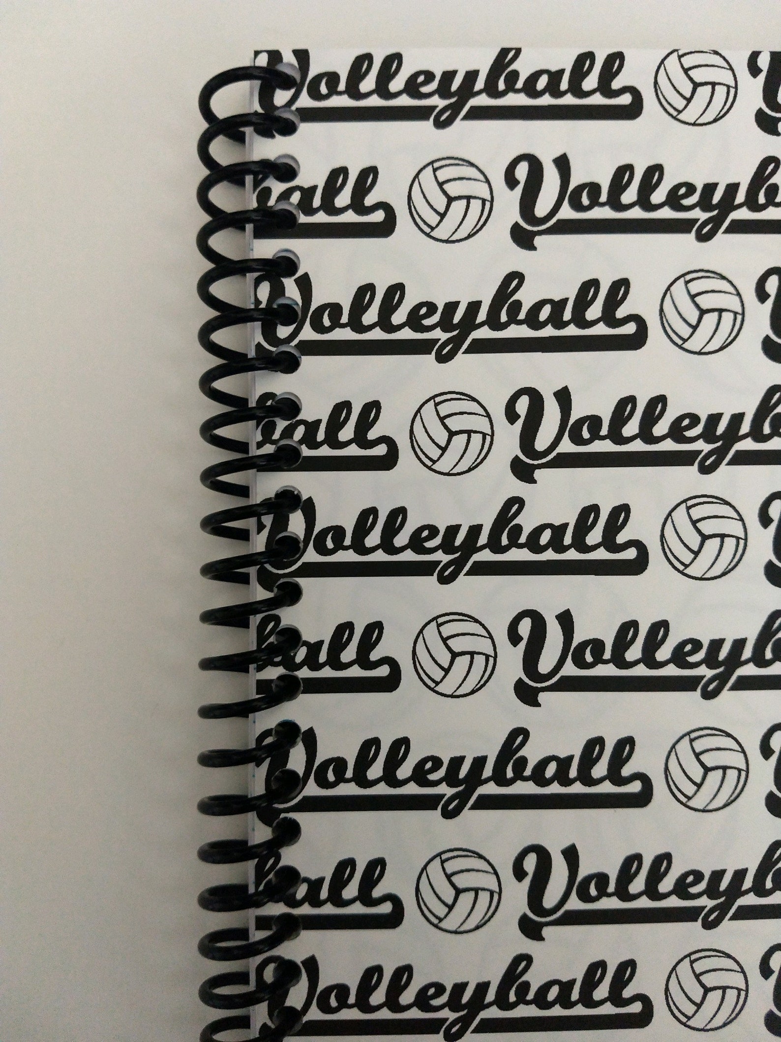 Volleyball Spiral Notebook Hand Made from Specialty Paper Etsy.de