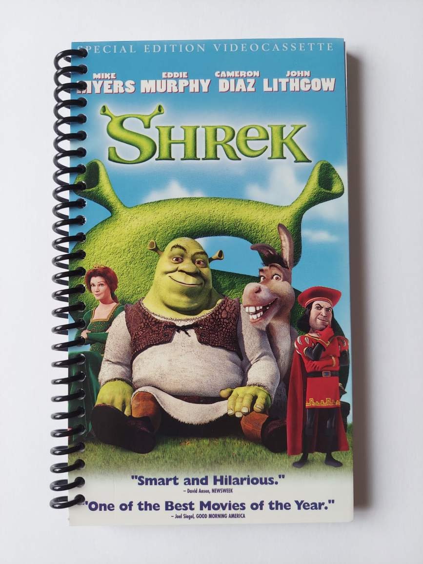 Shrek on the Croc | Spiral Notebook