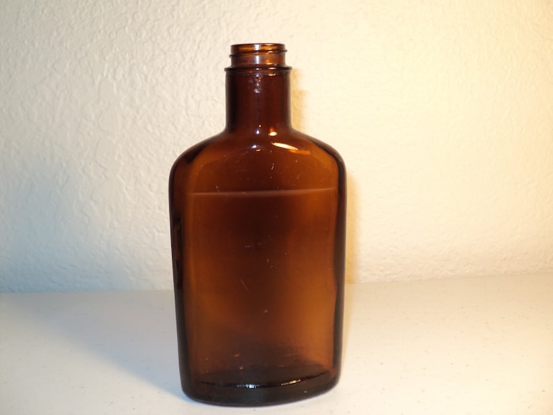 Prohibition Era Bottle Brown Amber Whiskey Half Pint Federal Etsy