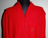 Vintage 1950s Sportsman by Cal-Made California Woolynella Shirt - Men 39 s Size Medium