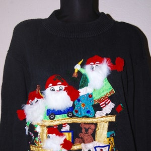 Vintage Ugly Christmas Sweater- Pullover Style- Women&#39;s Size Large