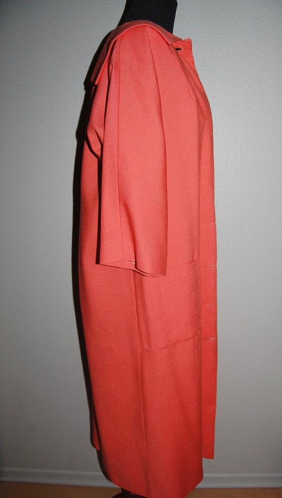 Vintage 1960s Wiggle Dress with Matching Overcoat… - image 6