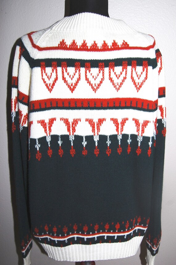 Vintage JC Penney 1960s Ski Sweater - Men's Size … - image 3