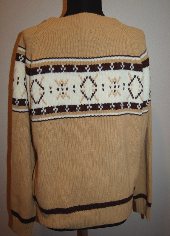 Vintage Men's King's Road 1960s Ski Sweater - Siz… - image 3