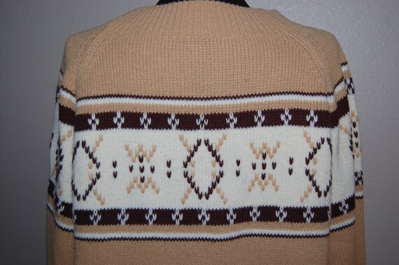 Vintage Men's King's Road 1960s Ski Sweater - Siz… - image 2