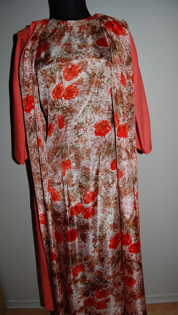 Vintage 1960s Wiggle Dress with Matching Overcoat… - image 4